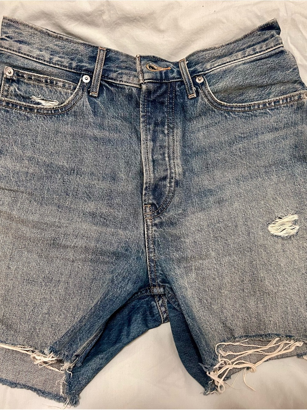 Everlane Denim Shorts - Light Blue